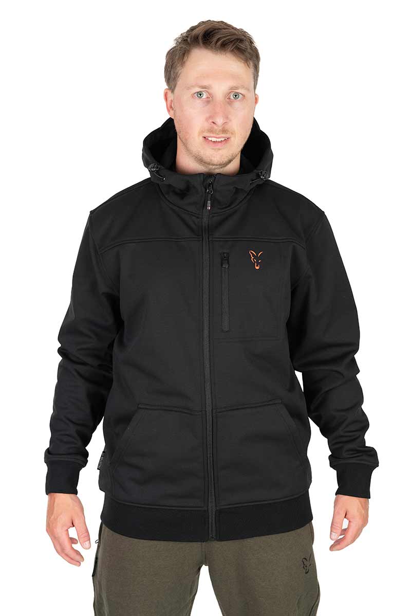 Fox Collection Soft Shell Jacket Black & Orange – Fox Collection Soft Shell Jkt B/O SML – CCL262