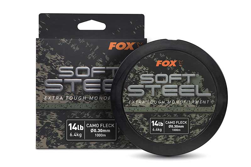 Fox Soft Steel Fleck Camo Mono – Soft Steel Fleck Camo Mono 16lb (7.3kg) 0.33mm x 1000m – CML200