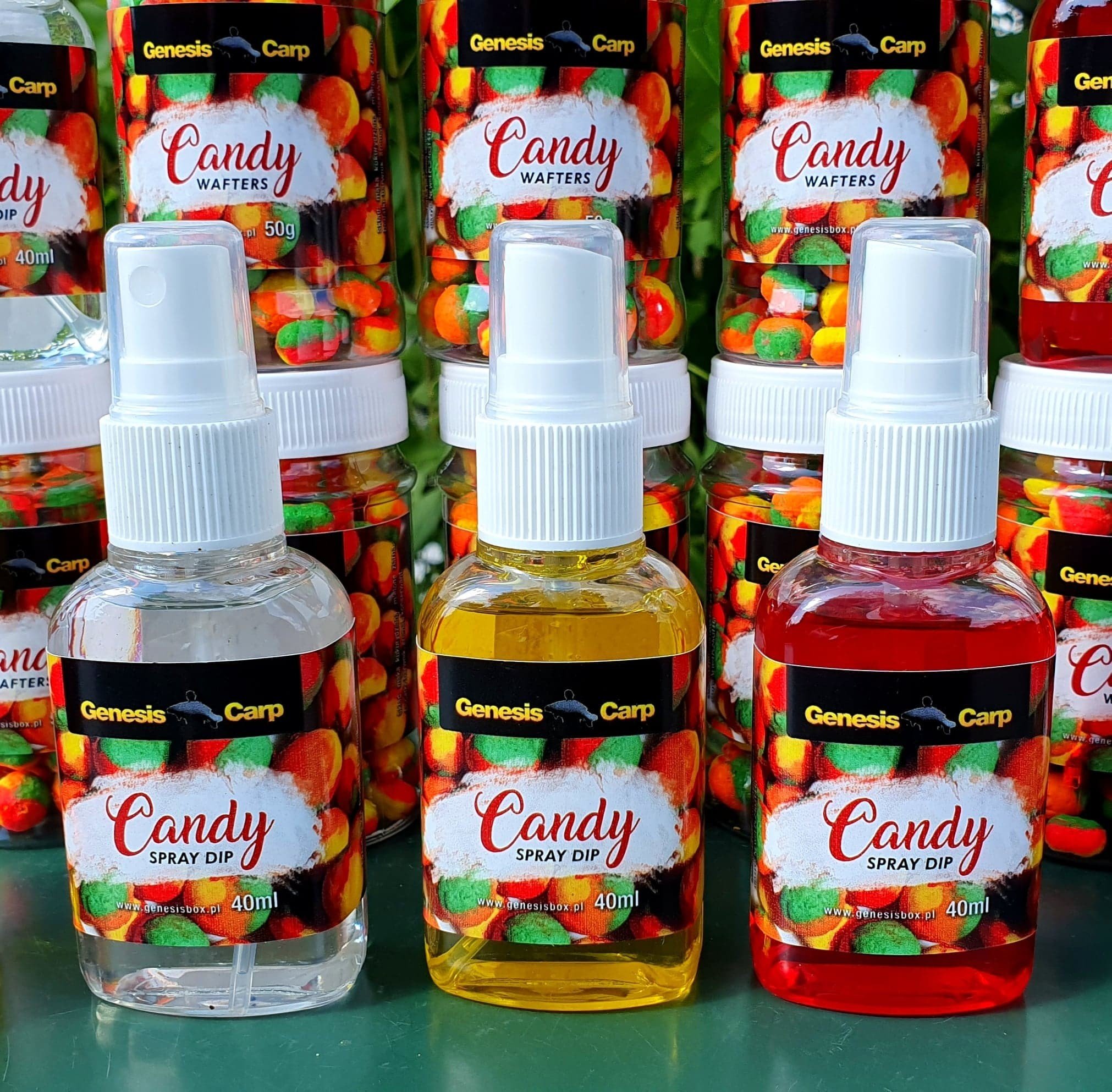 GENESIS CARP CANDY SPRAY DIP GARLIC-FISH 40ml