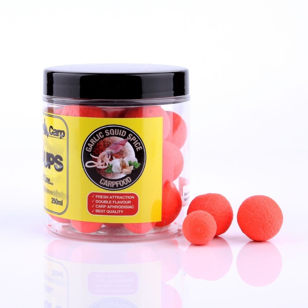 GENESIS CARP FLUO PERFECT POP-UP Garlic Squid Spice 15-20mm