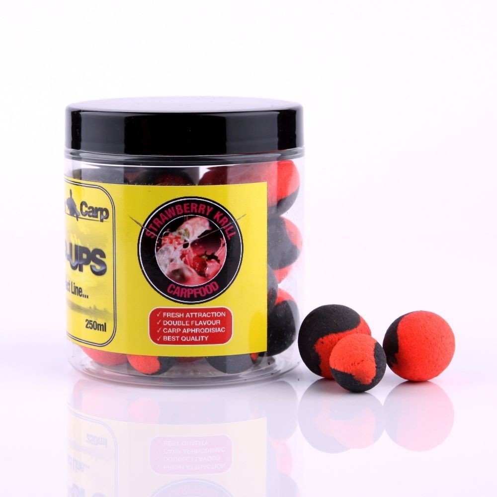 GENESIS CARP FLUO PERFECT POP-UP Strawberry Krill 12-15mm