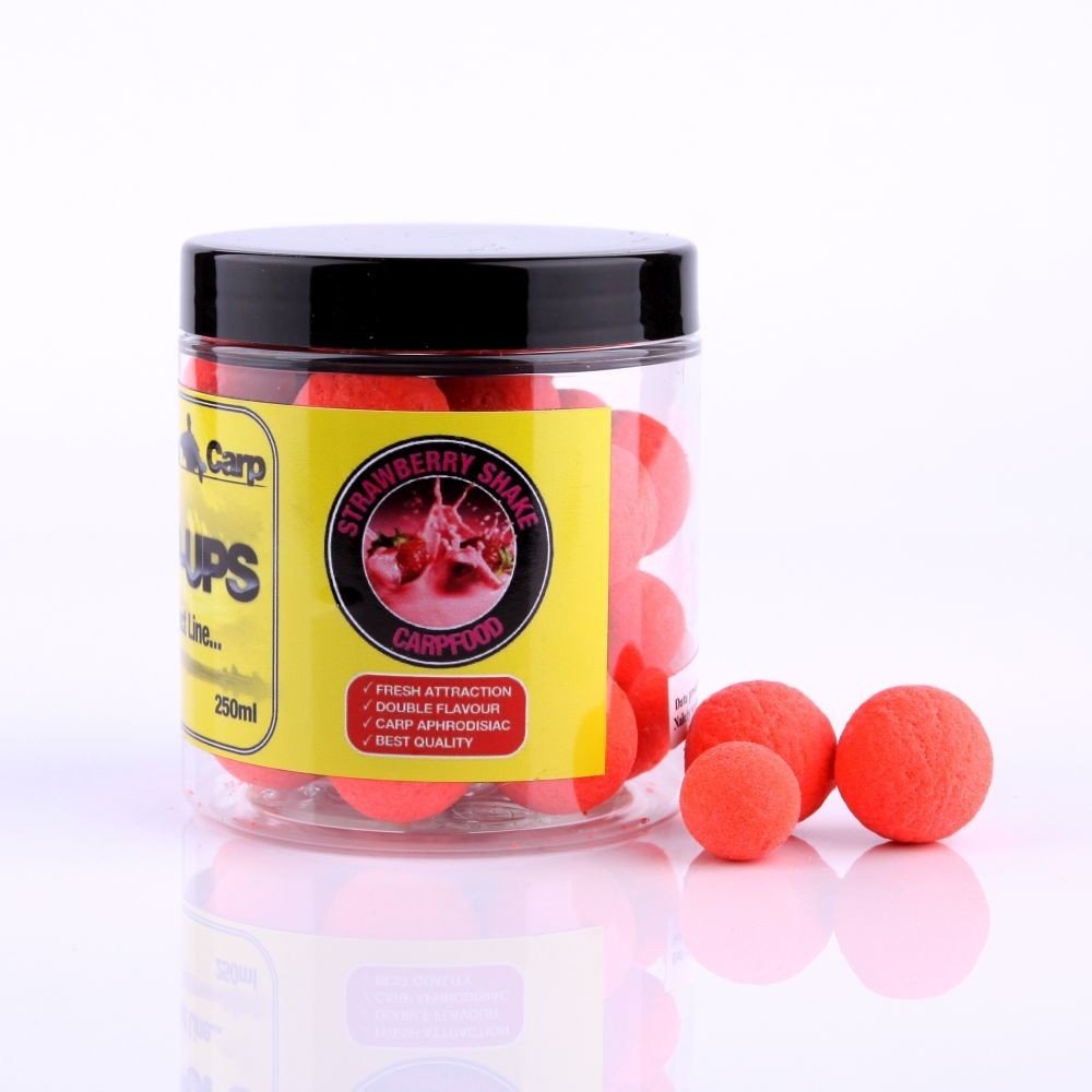 GENESIS CARP FLUO PERFECT POP-UP Strawberry Shake 12-15mm