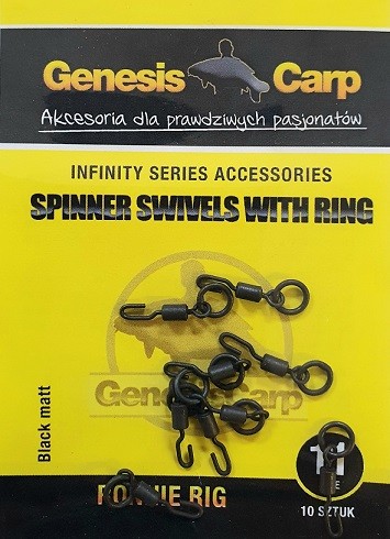 GENESIS CARP SPINNER SWIVELS WITH RING ROZM. 11