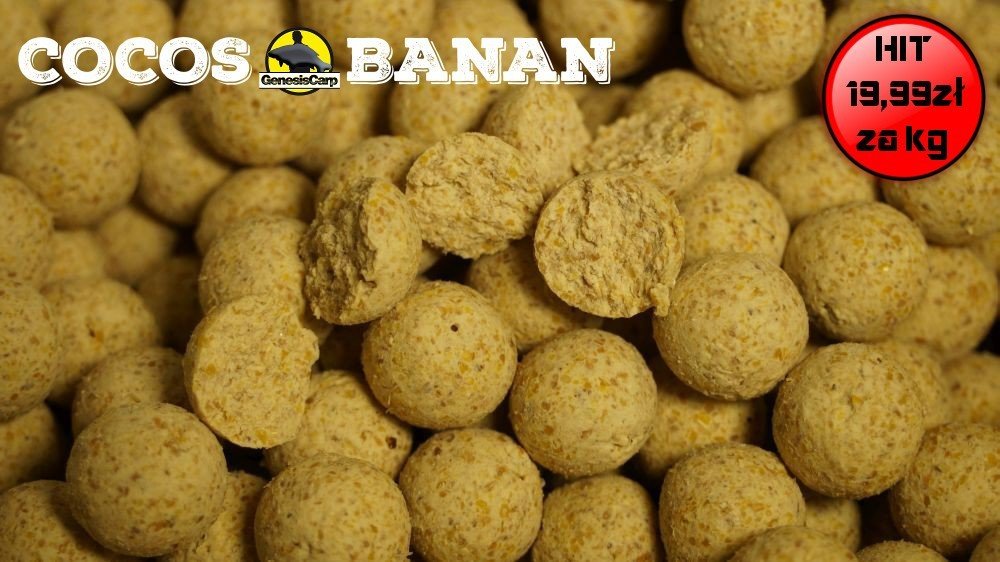 Genesis Carp  Kokos – Banan 20mm 1kg