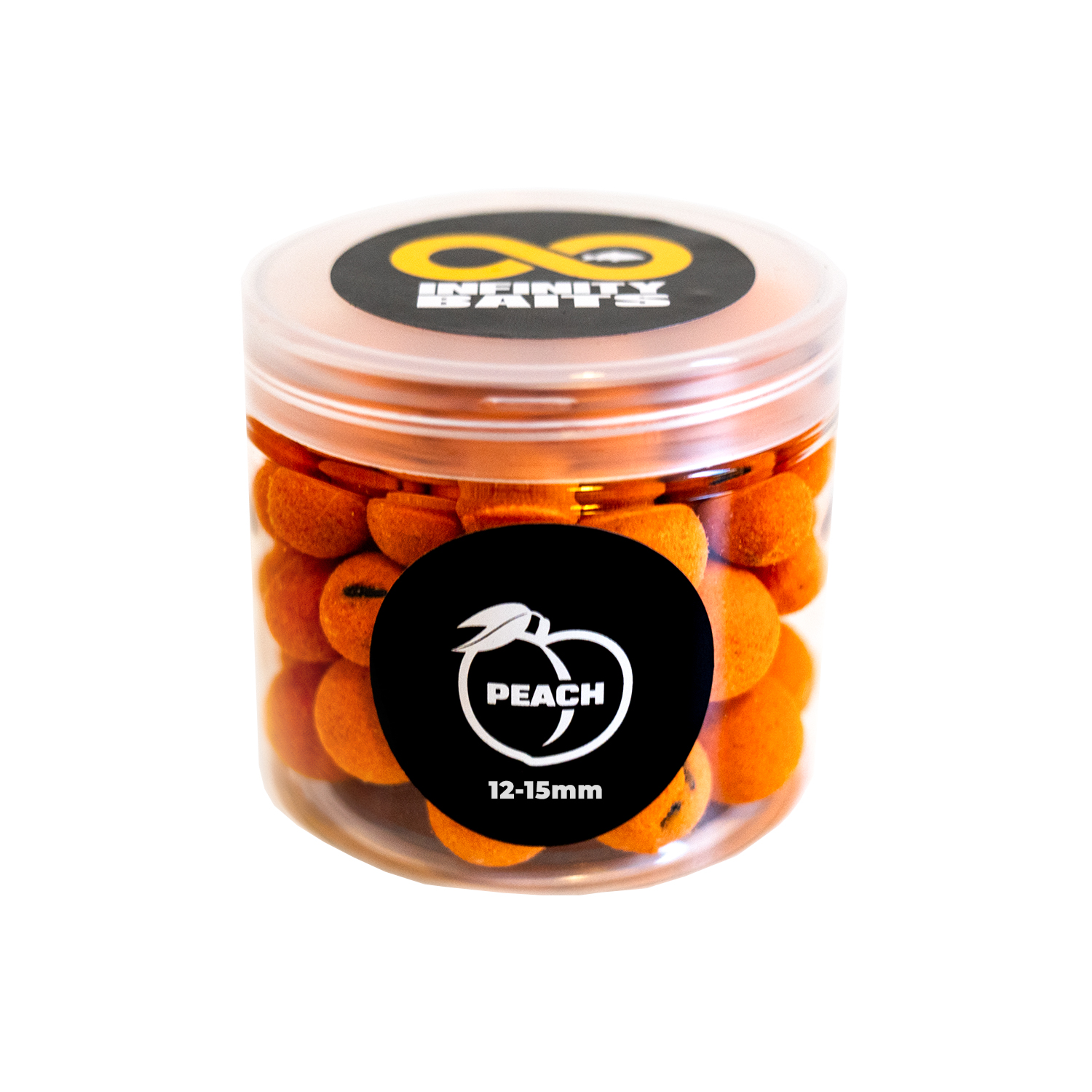 INFINITY BAITS – Peach 12/15 mm – 200ml – Pop-Up