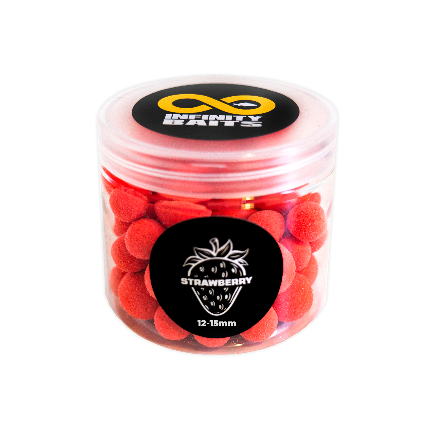 INFINITY BAITS – Strawberry 12/15 mm – 200ml – Pop-Up