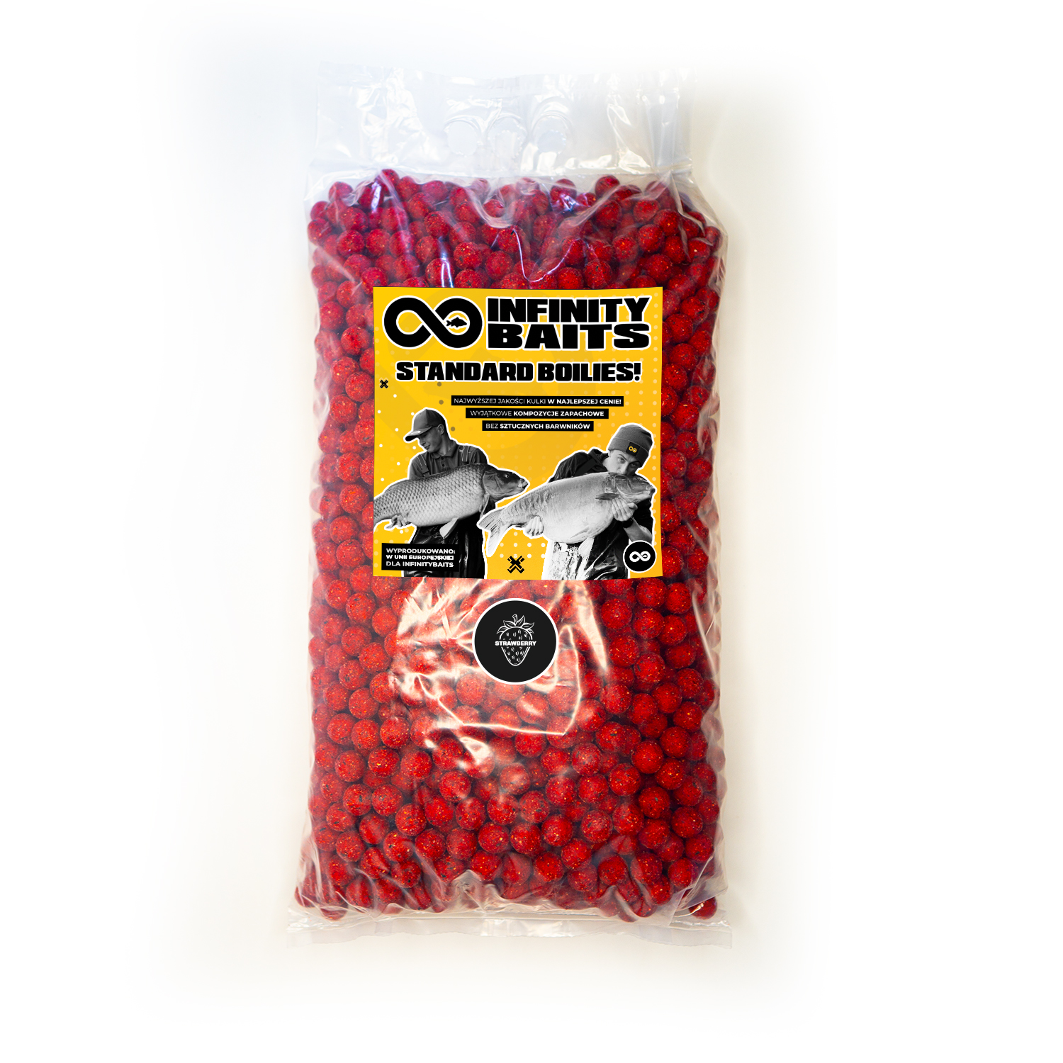 INFINITY BAITS – Strawberry 20mm – 5kg – Standard Boilies