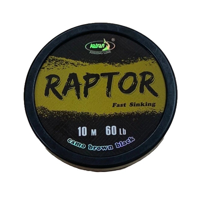 KATRAN RAPTOR FAST SINKING 10M 60LB FREECORE