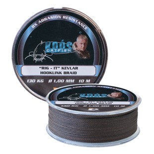 KOOS RIG-IT KEVALR HOOKLINK BRAID 10M DARK BROWN PLECIONKA