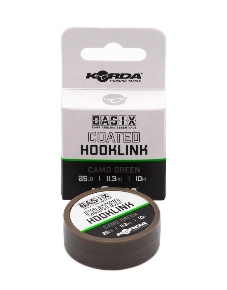 KORDA Basix Coated Hooklink 18lb 10m – KBX010