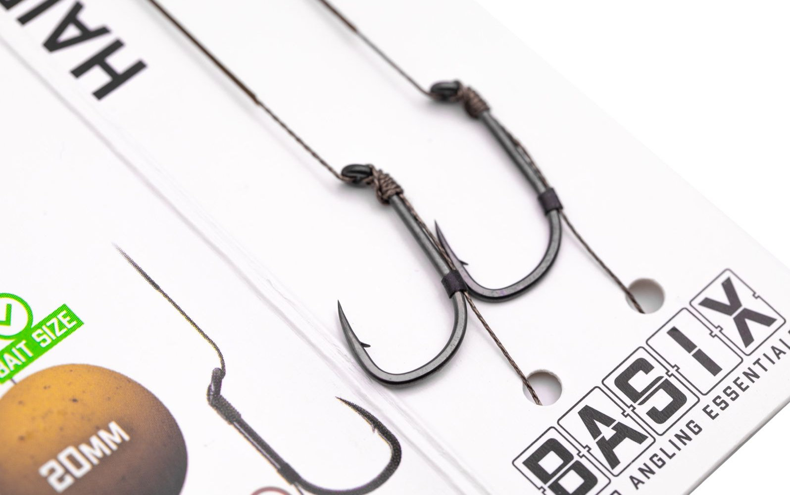 KORDA Basix Hair Rigs Wide Gape 4 25lb – KBX014