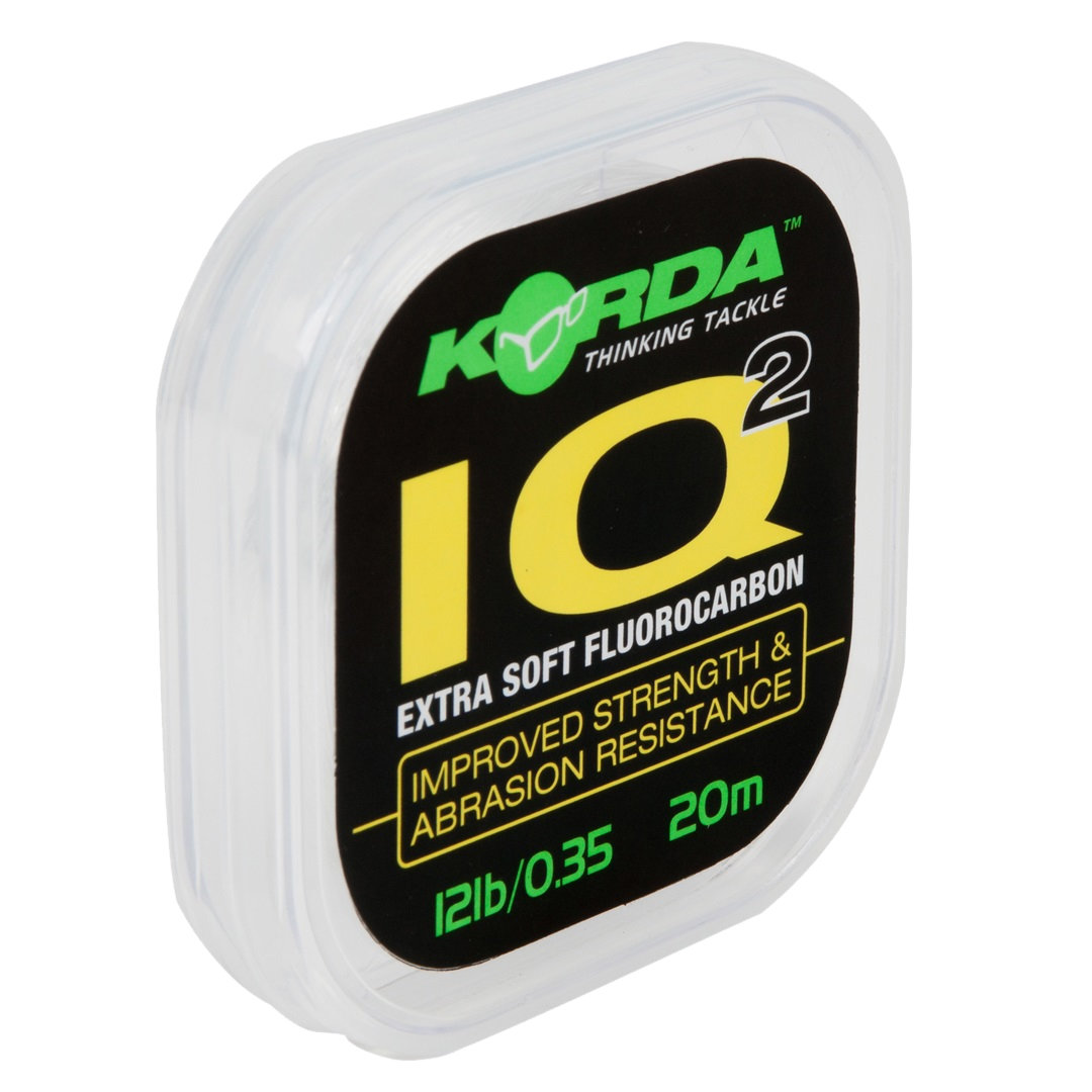 KORDA IQ Extra Soft Fluorocarbon Hooklink 20lb – KIQS20