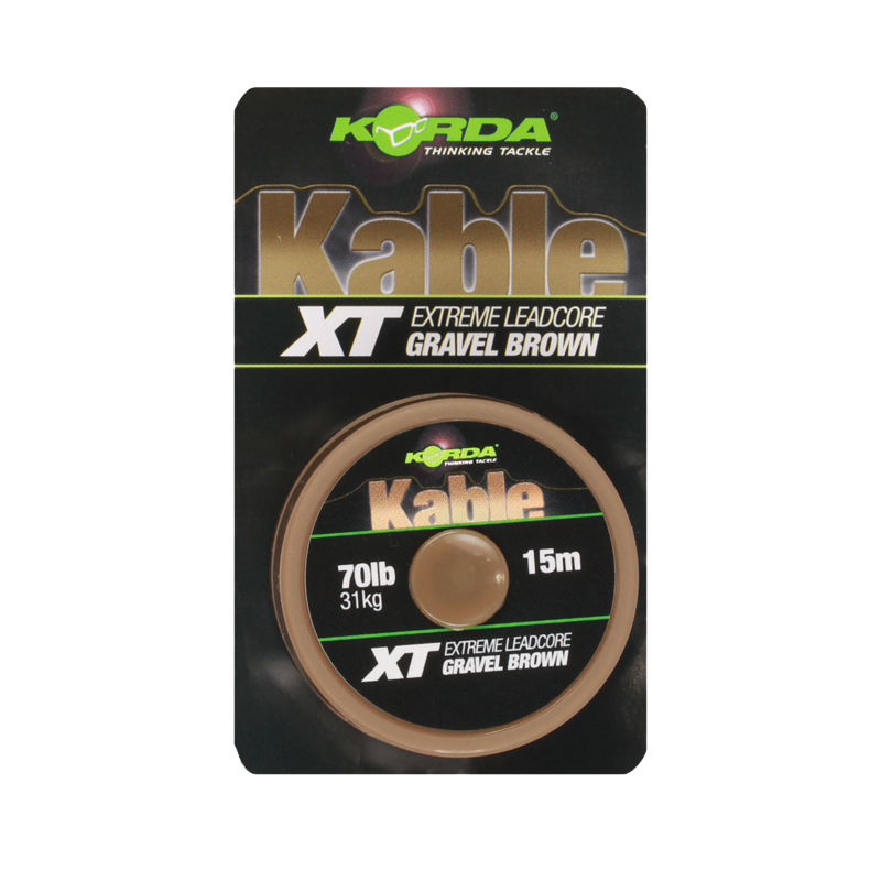 KORDA Kable XT Extreme Leadcore 70lb 15m Brown – KABXTB