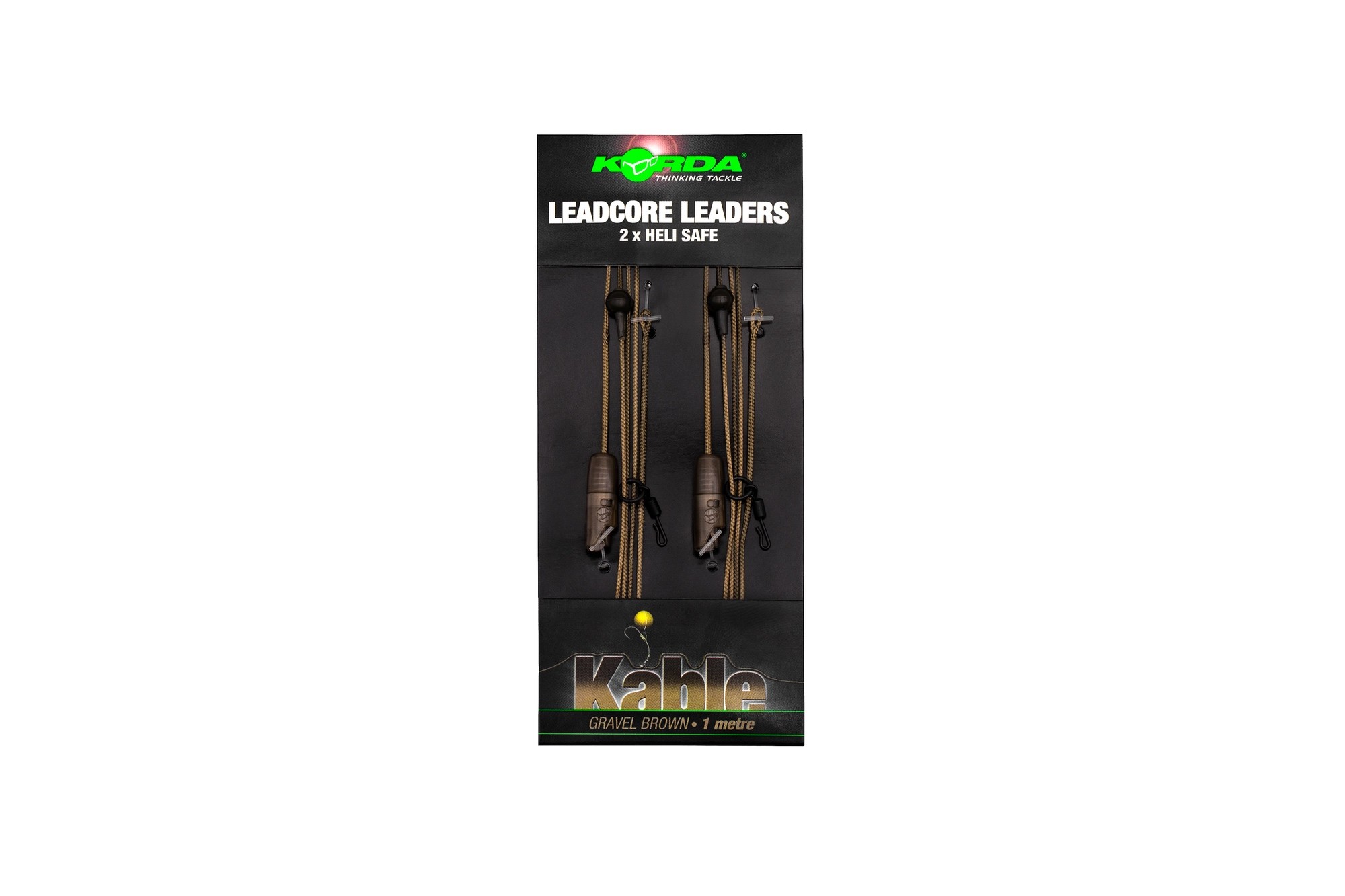 KORDA Leadcore leader Heli Safe Gravel 1m