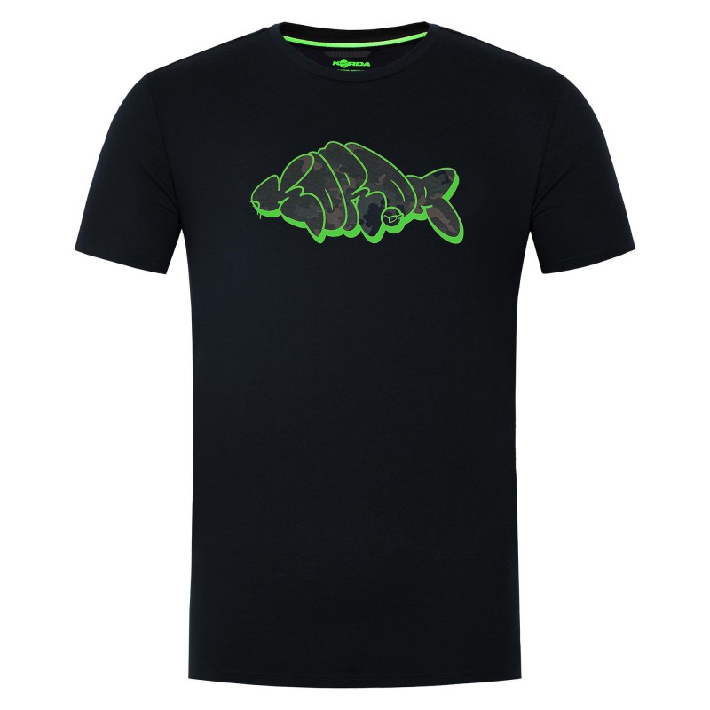 KORDA Outline Tee | Black M II – KCL744