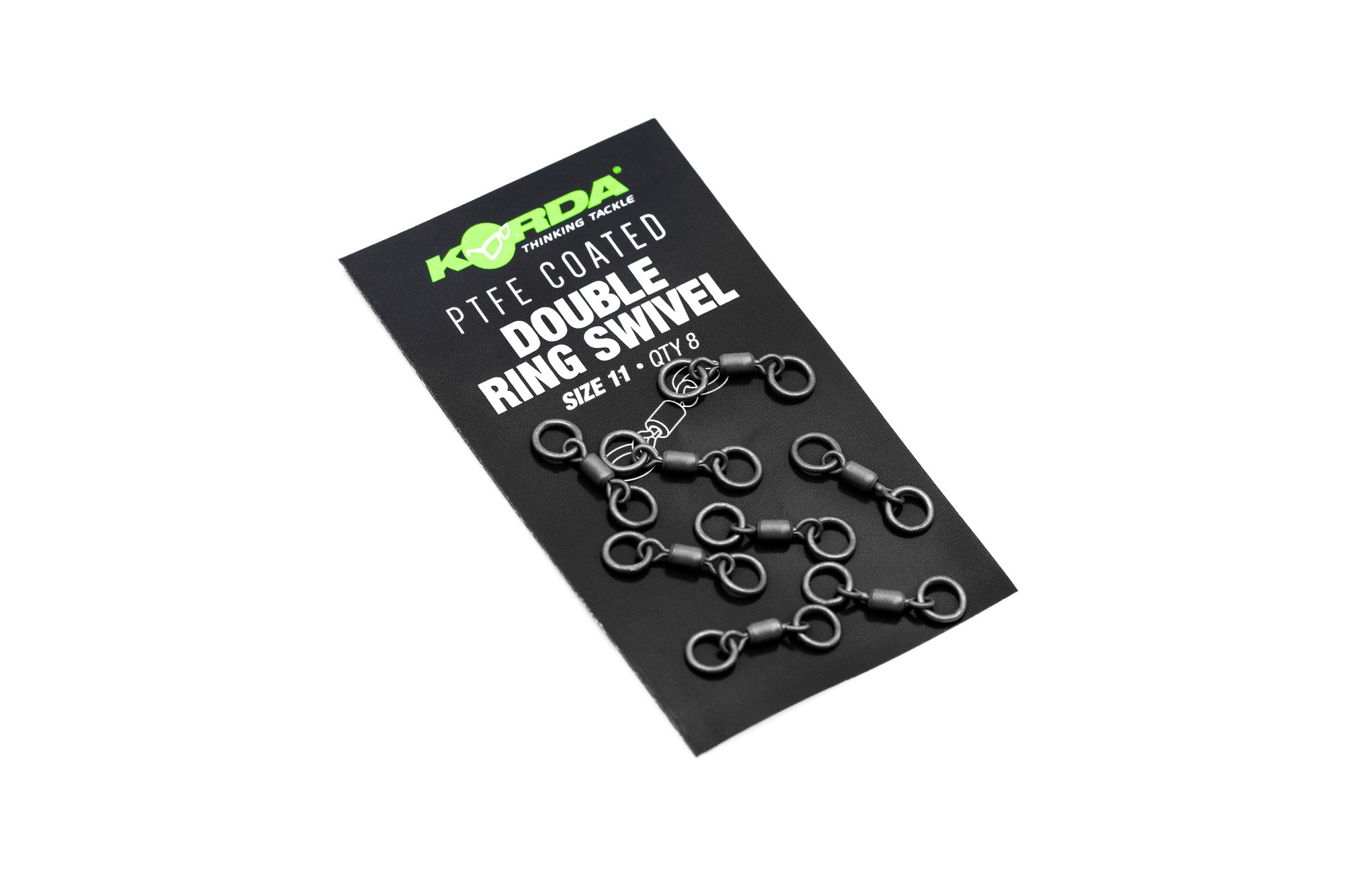 KORDA PTFE Double Ring Swivel Size 11 (8pcs) – KMW006