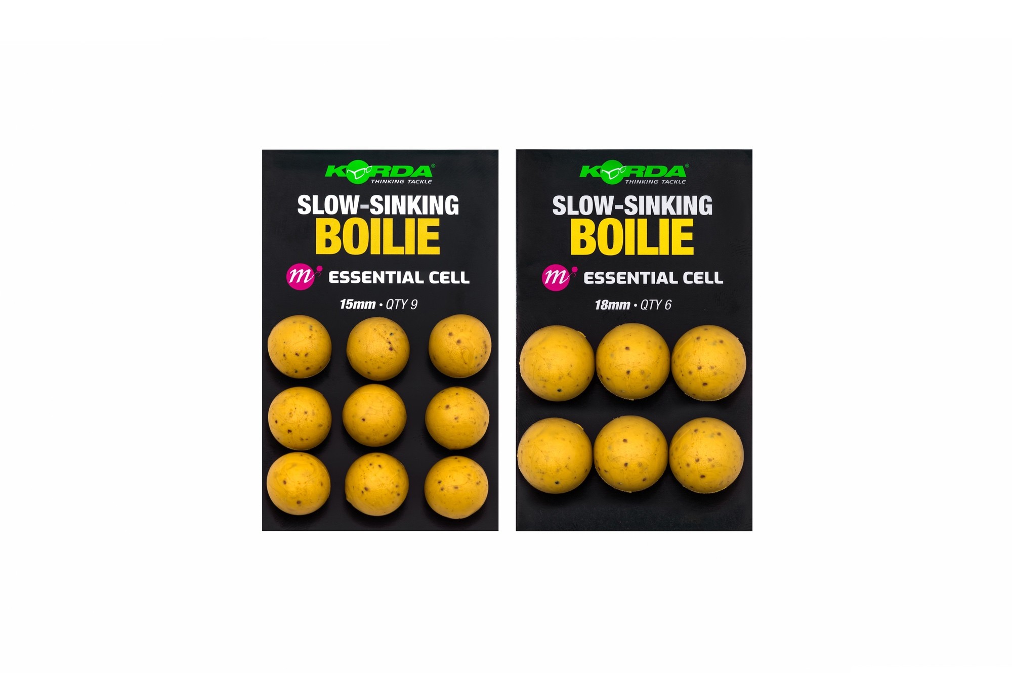 KORDA Slow Sinking Boilie Essential Cell 15mm – KPB50