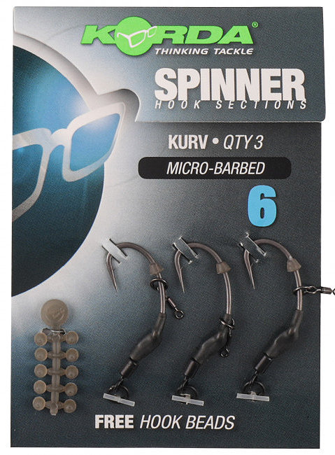 KORDA Spinner Hook Sections Kurv 6 – KCR131