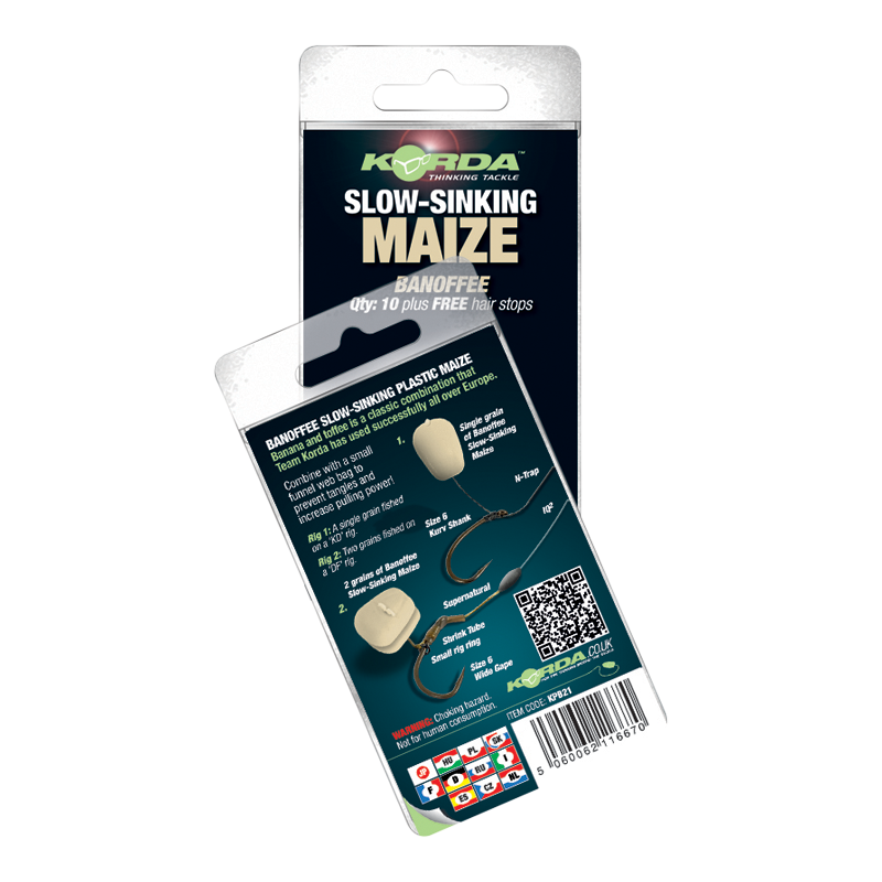 KORDA Slow Sinking Corn Banoffee White – KPB23