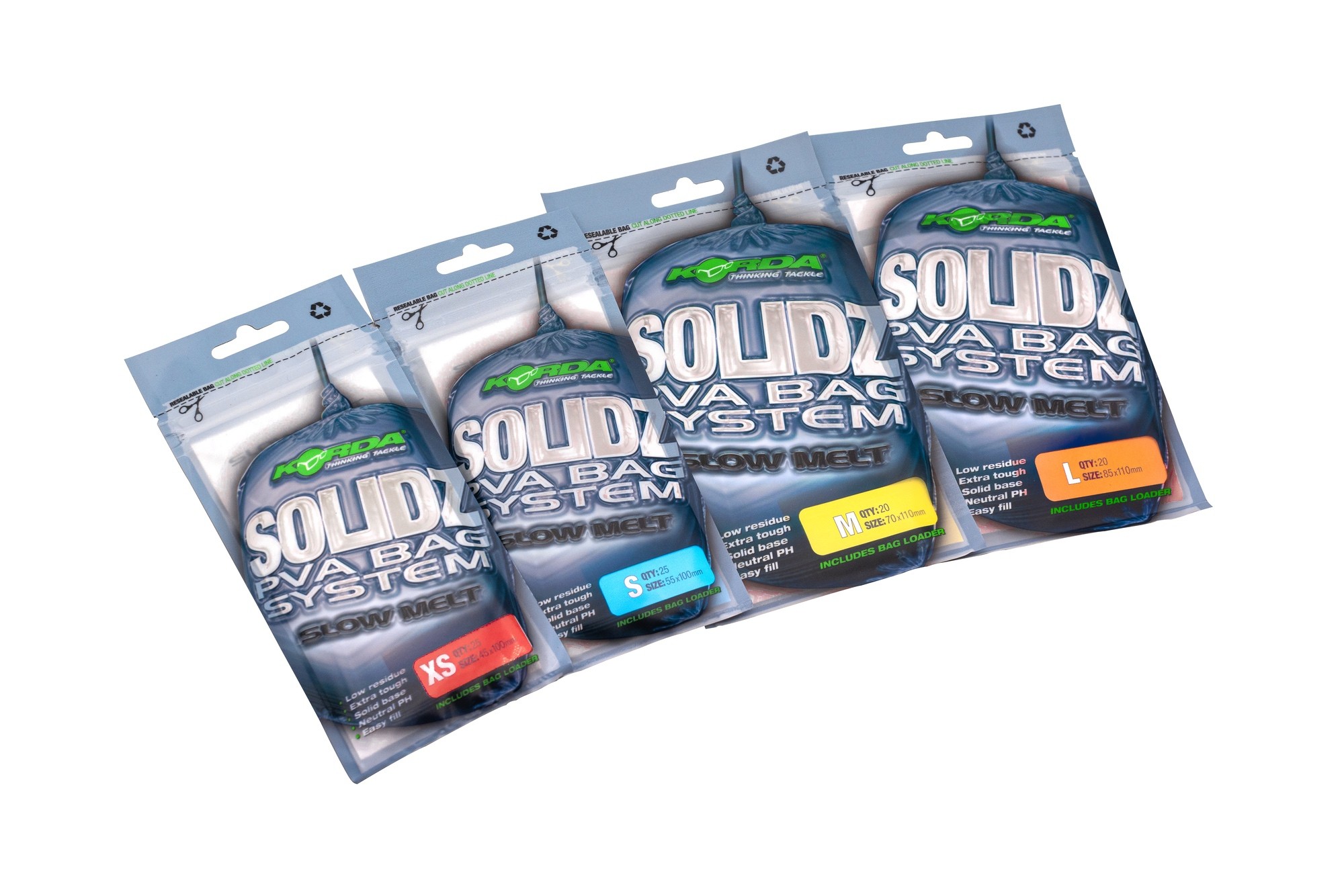 KORDA Solidz Slow Melt PVA Bags XS – KPVA5