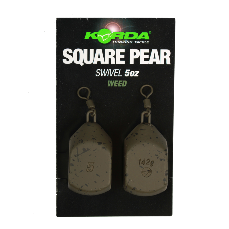 KORDA Square Pear Swivel 2.5 oz / 70 gr. Blister (2 pcs) – SQPSB25