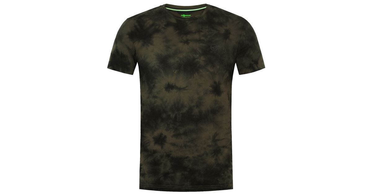 KORDA Tie Dye Tee | Dark Olive M – KCL491