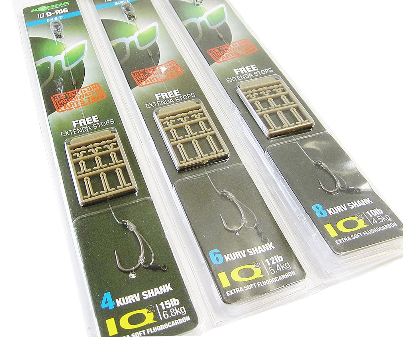 KORDA IQ D Rig Size 4 Kurv 15lb – KCR056