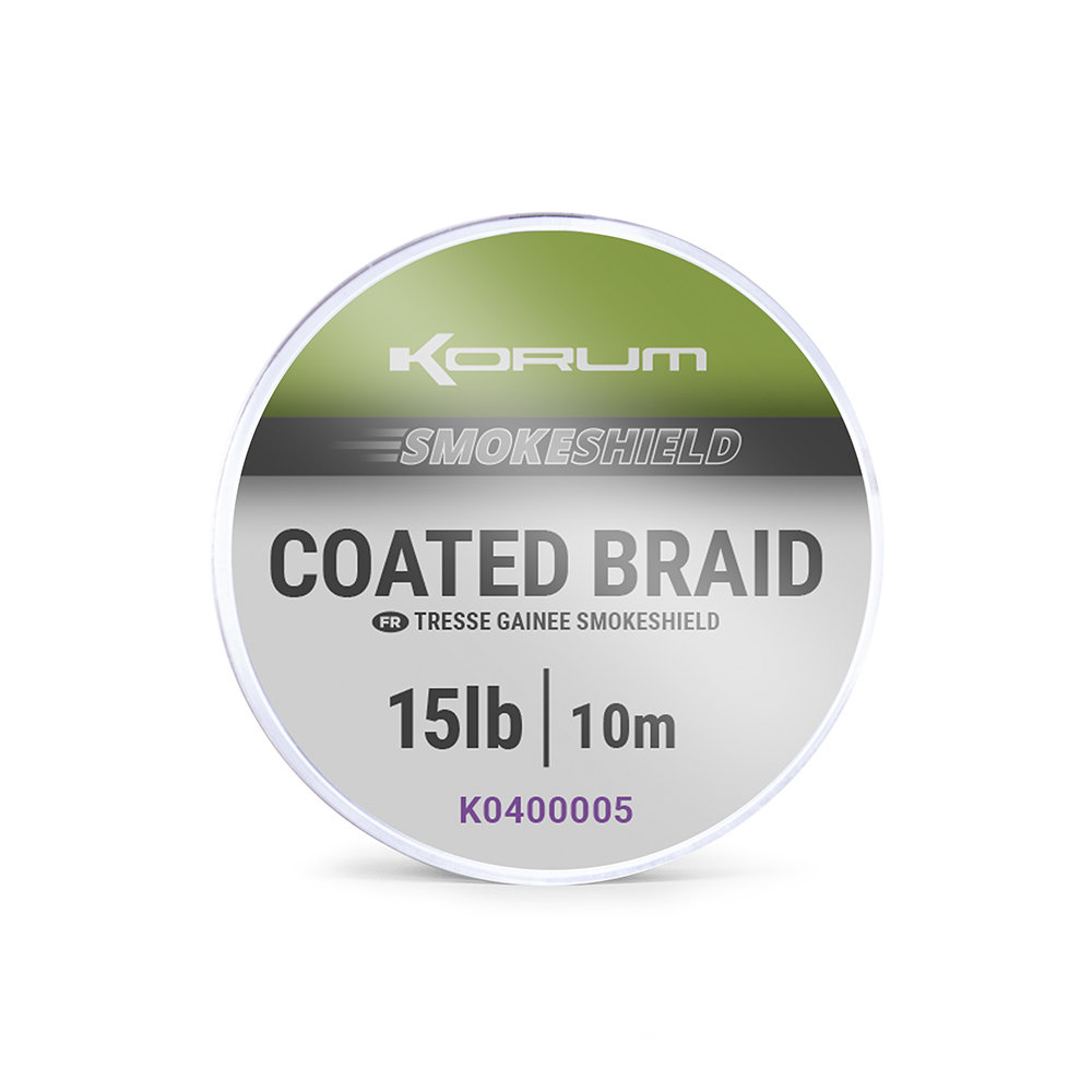 Korum Smokeshield Coated Braid – 10Lb – K0400004