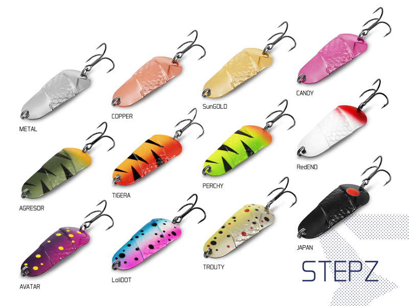 Wahadłówka Delphin STEPZ StripSCALE 10g AVATAR Hook #2