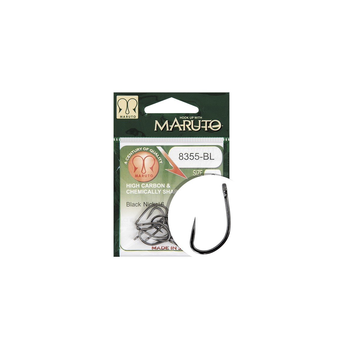 MARUTO  8355BL CARP HOOKS nr 2