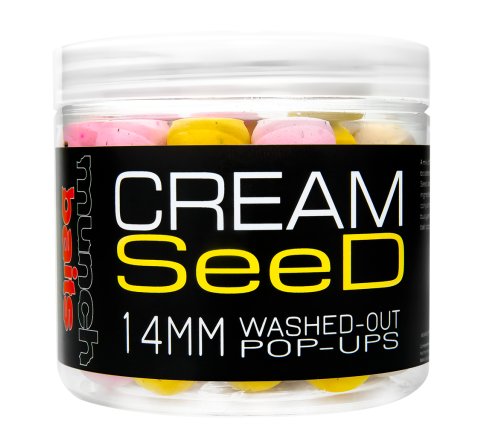 Munch Baits Washed Pop Up Cream Seed 14mm