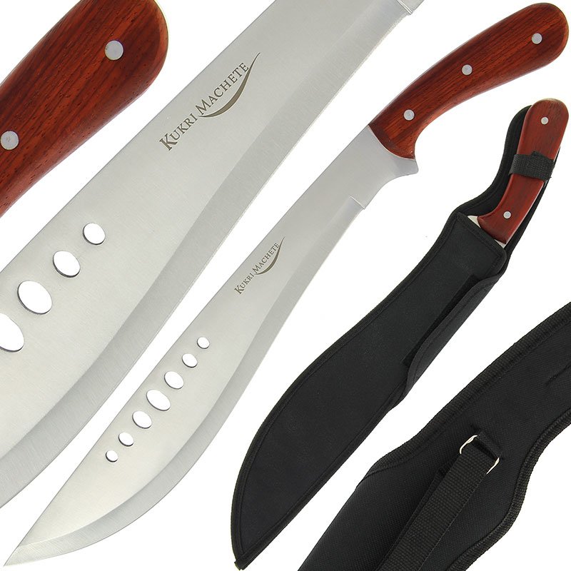 Maczeta z drewnianym uchwytem Kukri 572