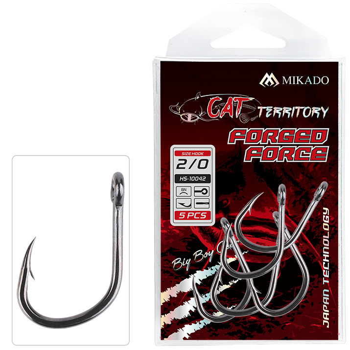 Mikado – HACZYK – CAT TERRITORY – FORGED FORCE nr 2/0 BN – op.5szt.