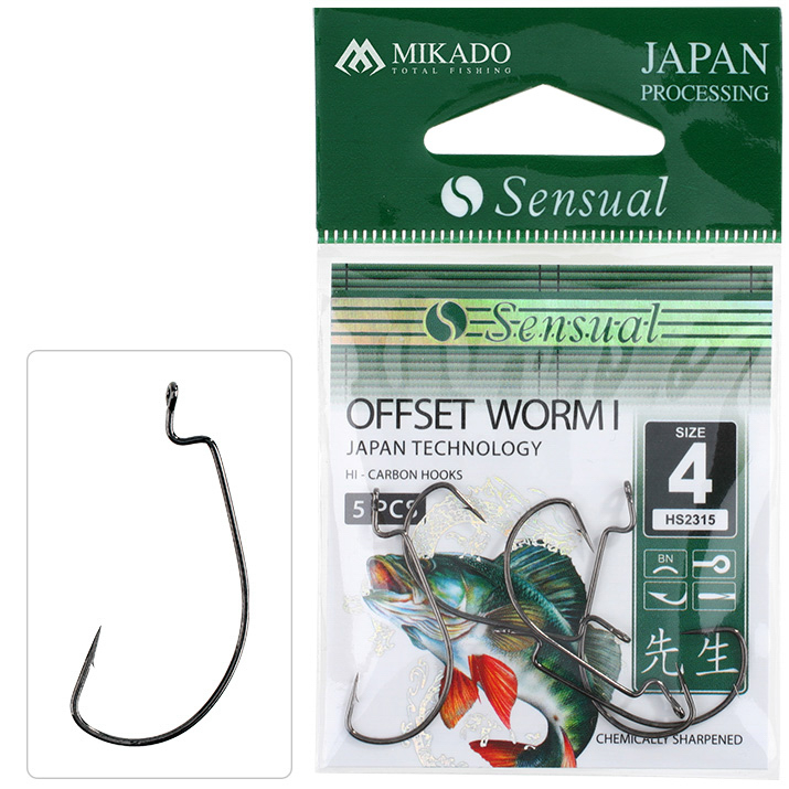 Mikado – HACZYK – SENSUAL – OFFSET WORM I nr 1 BN – op.5szt.