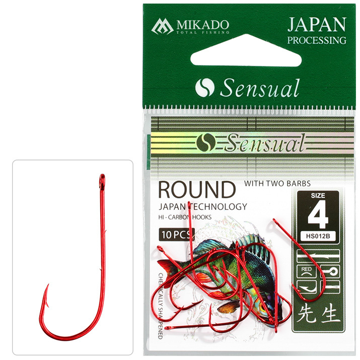 Mikado – HACZYK – SENSUAL – ROUND Z ZADZIORAMI nr 10 RED – op.10szt.