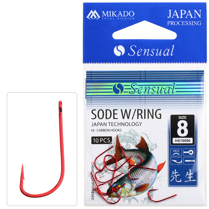 Mikado – HACZYK – SENSUAL – SODE W/RING nr 8 RED – op.10szt.