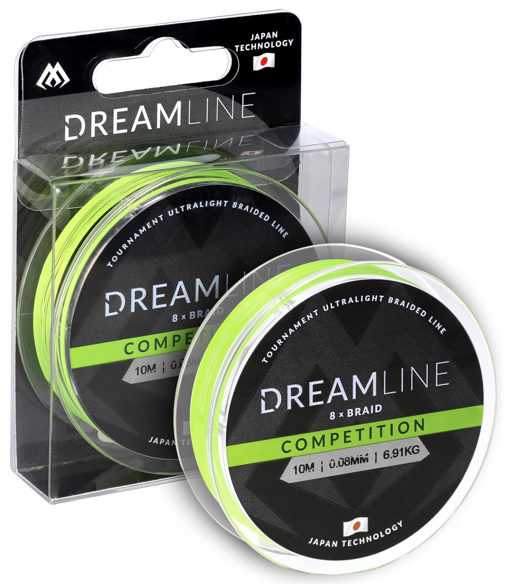 Mikado – PLECIONKA – DREAMLINE COMPETITION – 0.08mm/6.91kg/10m – FLUO ZIELONA – op.1szp.