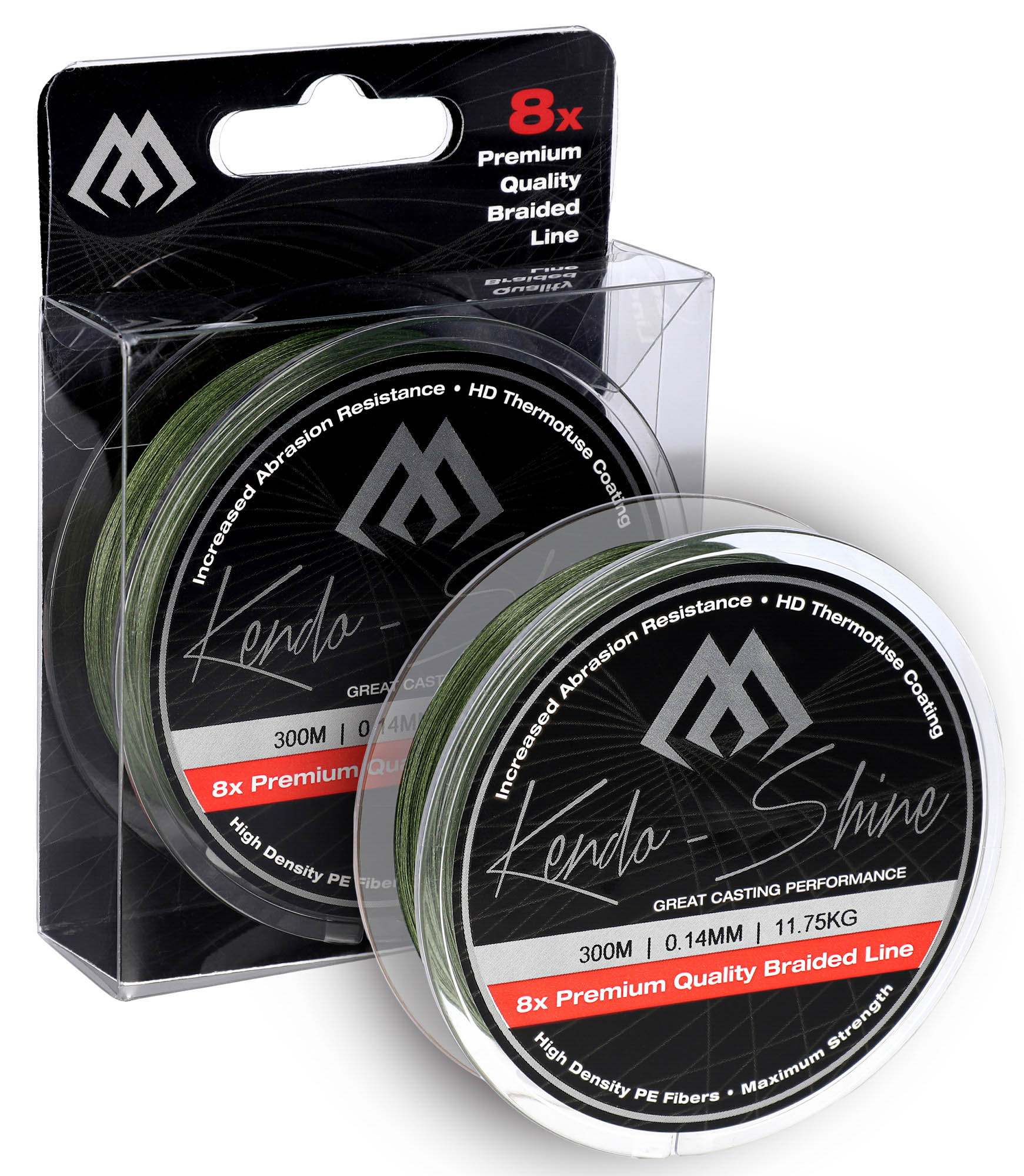 Mikado – PLECIONKA – KENDO SHINE – 0.10mm/8.23kg/2100m – ZIELONA – op.1szp.