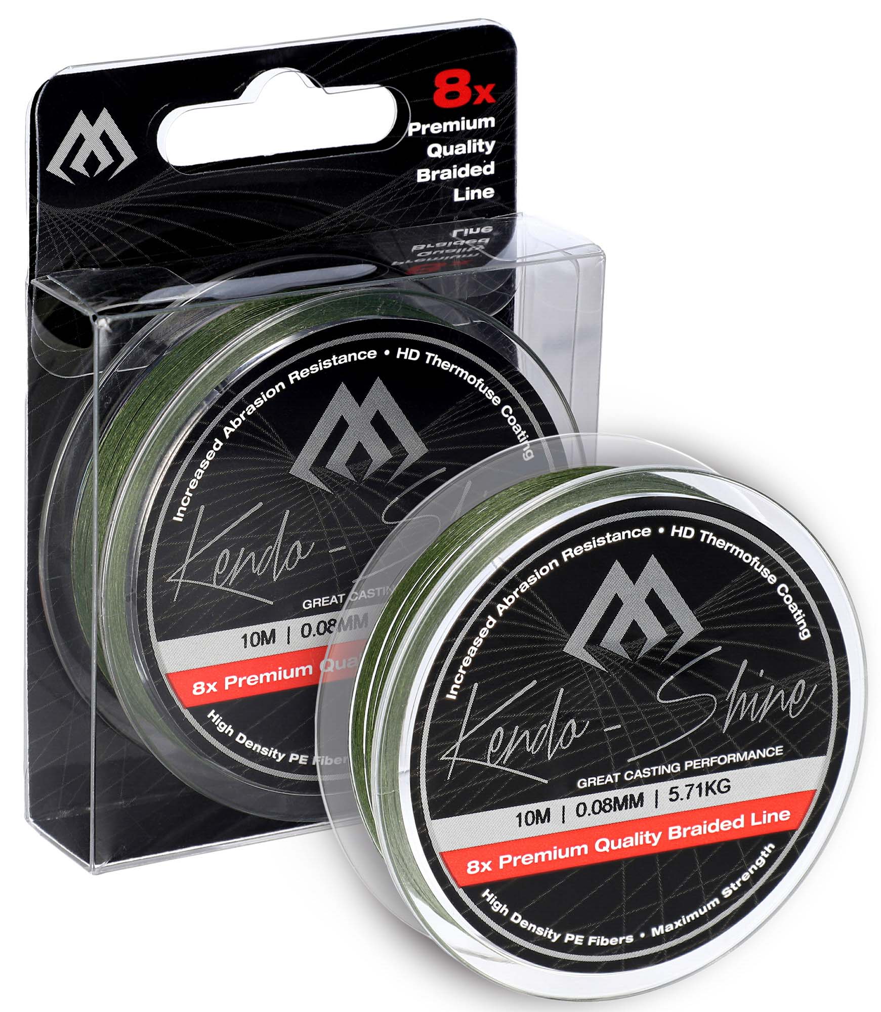 Mikado – PLECIONKA – KENDO SHINE – 0.14mm/11.75kg/10m – ZIELONA – op.1szp.