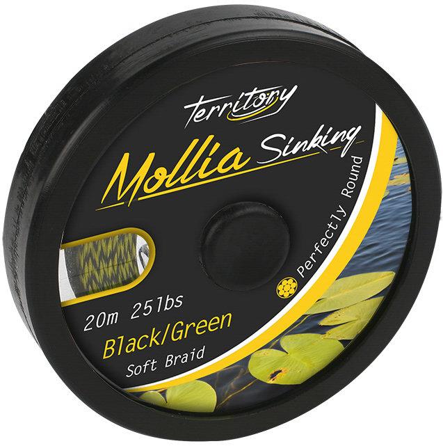 Mikado – PLECIONKA PRZYPONOWA – MOLLIA HOOKLINK 55lbs/20m – CZARNO BRĄZOWA – op.1szp.