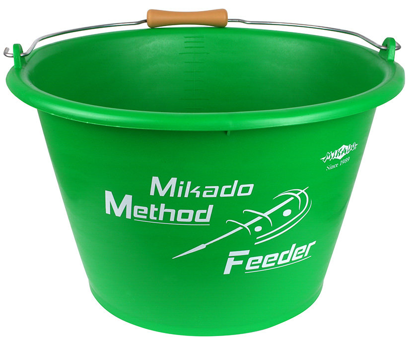 Mikado – WIADRO – MIKADO METHOD FEEDER – poj. 17l – ZIELONE – op.1szt.