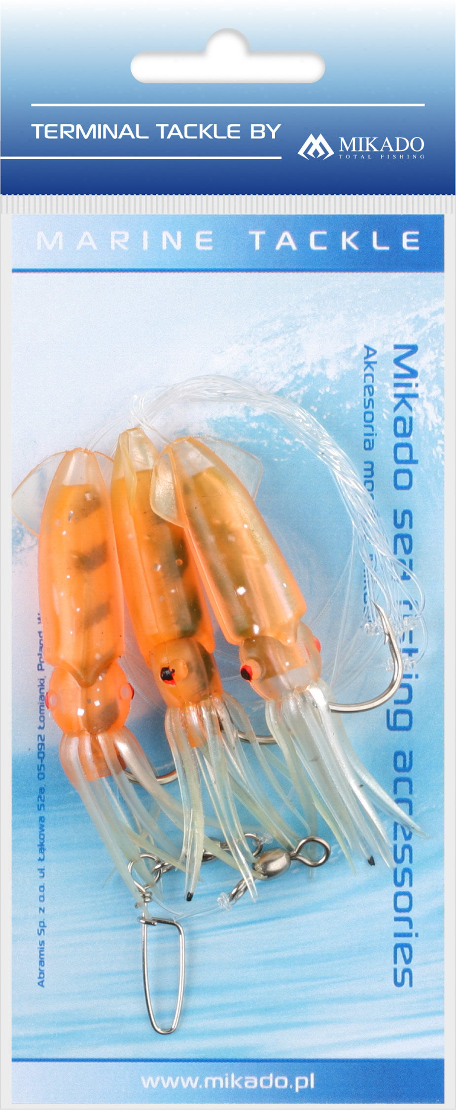 Mikado – ZESTAW MORSKI – SQUID RIG 7.5cm – hak: 3×4/0 – op.1kpl.