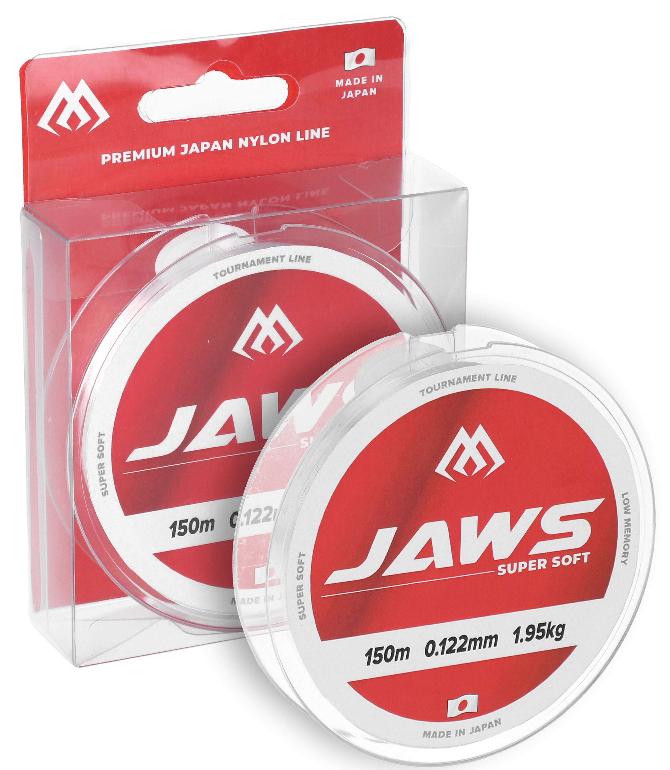 Mikado – ŻYŁKA – JAWS SUPER SOFT 0.122mm/1.95kg/150m TRANSPARENTNA – op.1szt.