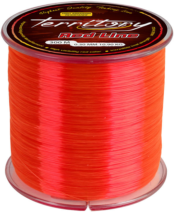 Mikado – ŻYŁKA – TERRITORY RED – 0.26mm/8.50kg/300m – op.1szp.