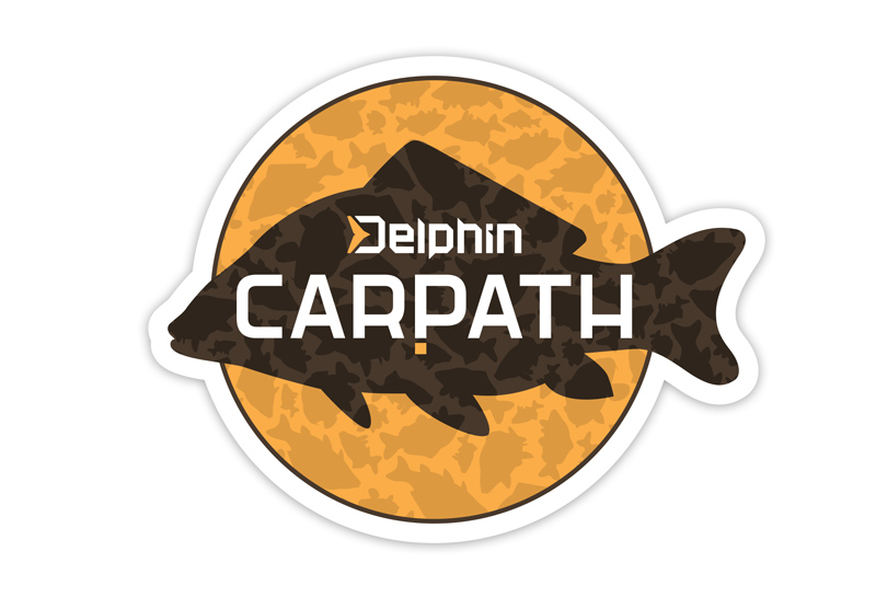 Naklejka Delphin CARPATH 95x75mm – op.10 sztuk