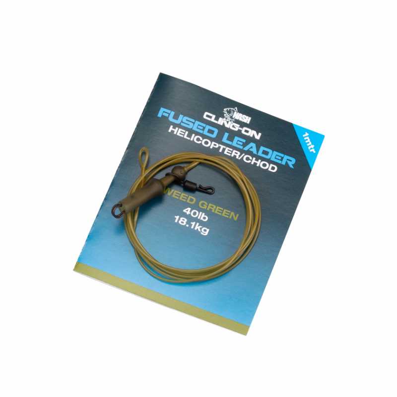 Nash Cling-On Fused Helicopter Silt Leader 1m – T8169