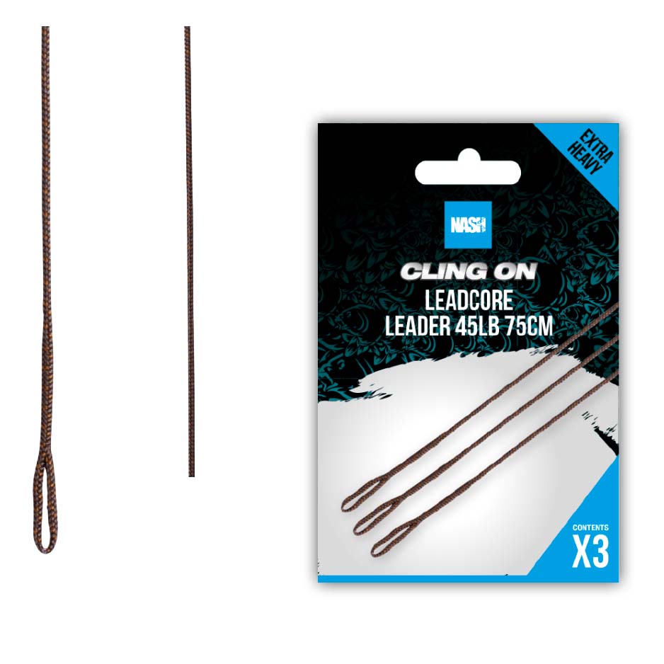 Nash Ready Tied Leadcore Leader 75cm – T8189