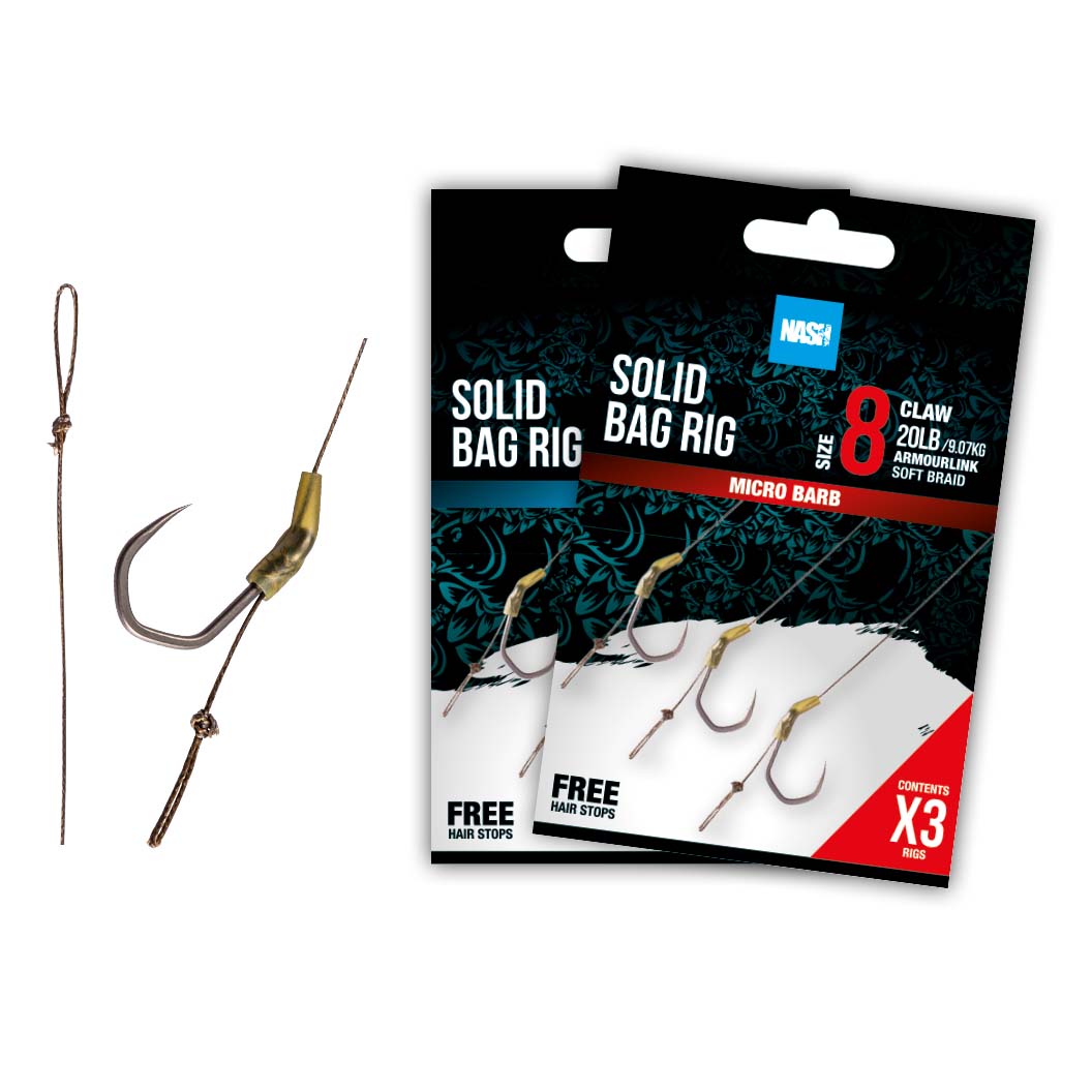 Nash Solid Bag Rig Size 4 Barbed – T6442