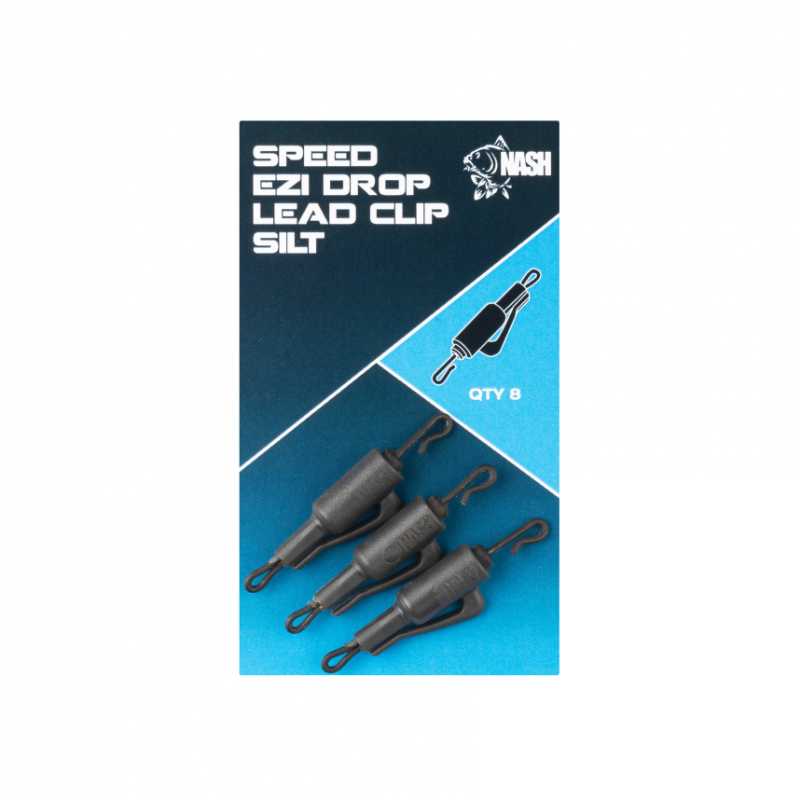 Nash Speed Ezi Drop Lead Clip Silt – T8761