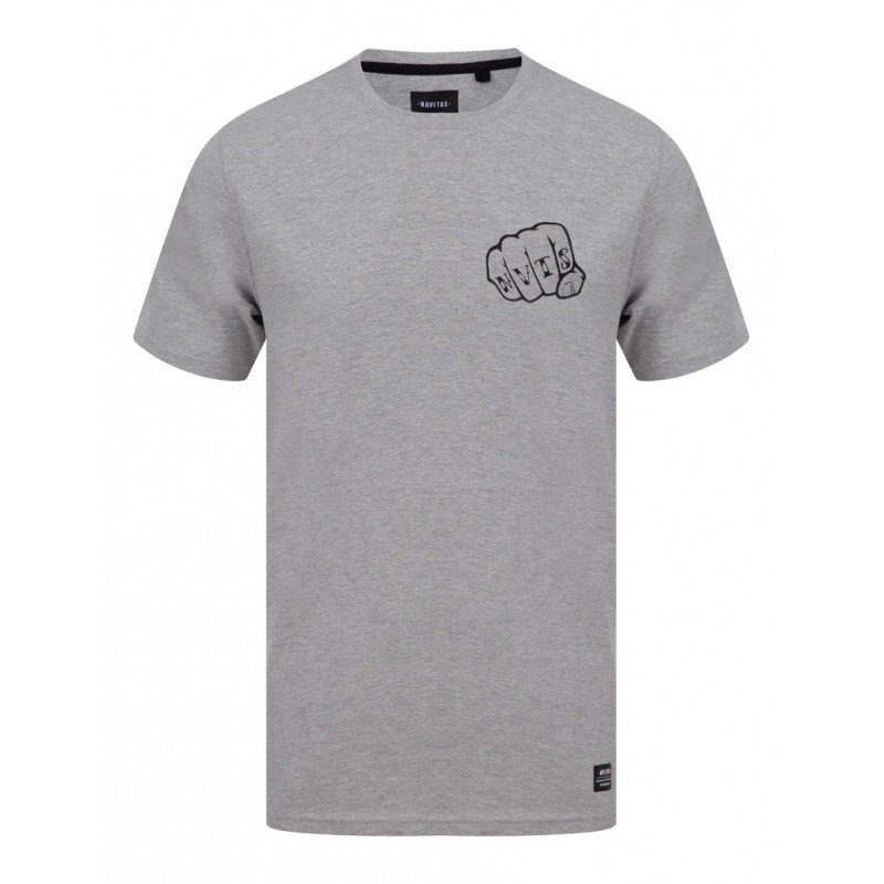 Navitas Tshirt Knuckles Tee Grey Marle L